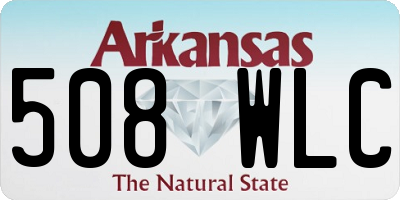 AR license plate 508WLC