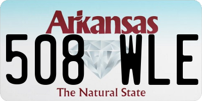 AR license plate 508WLE