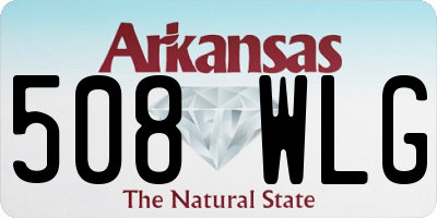 AR license plate 508WLG
