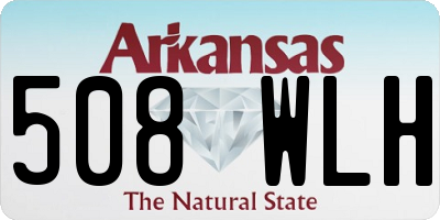 AR license plate 508WLH