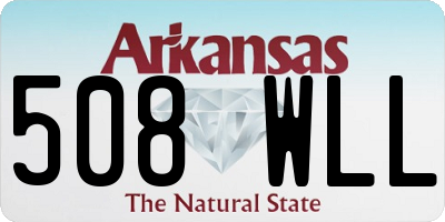 AR license plate 508WLL