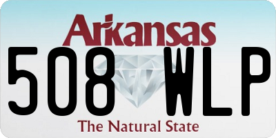 AR license plate 508WLP