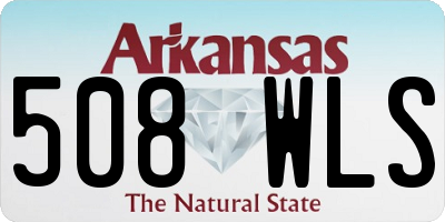 AR license plate 508WLS