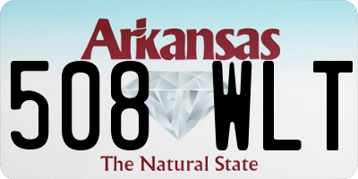 AR license plate 508WLT