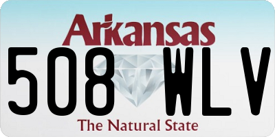 AR license plate 508WLV