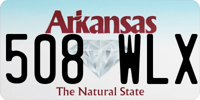 AR license plate 508WLX