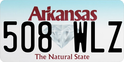 AR license plate 508WLZ