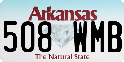 AR license plate 508WMB