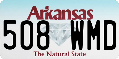 AR license plate 508WMD