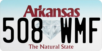 AR license plate 508WMF