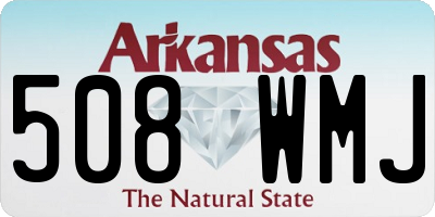 AR license plate 508WMJ