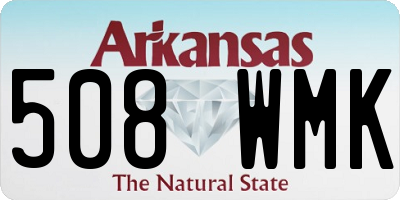 AR license plate 508WMK