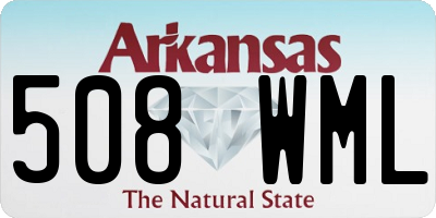AR license plate 508WML