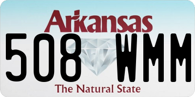 AR license plate 508WMM
