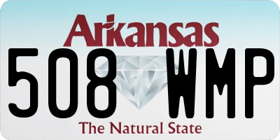 AR license plate 508WMP