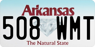 AR license plate 508WMT