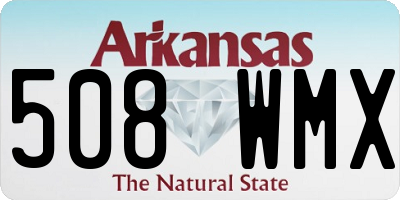 AR license plate 508WMX