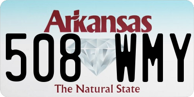 AR license plate 508WMY