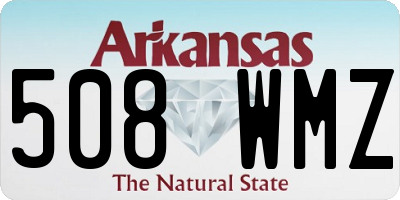 AR license plate 508WMZ