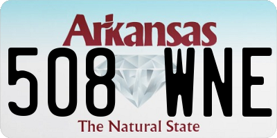 AR license plate 508WNE