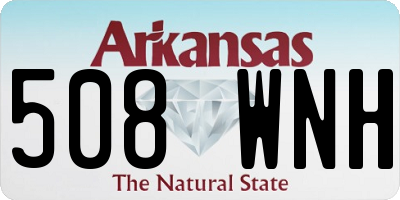 AR license plate 508WNH