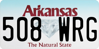 AR license plate 508WRG