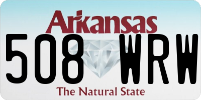 AR license plate 508WRW