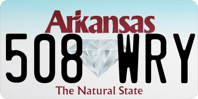 AR license plate 508WRY