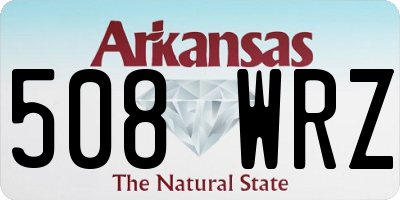 AR license plate 508WRZ