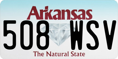 AR license plate 508WSV