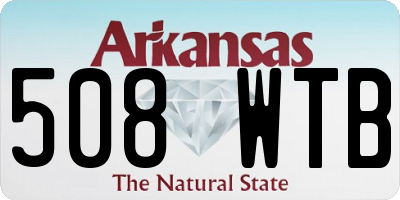 AR license plate 508WTB