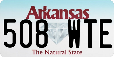 AR license plate 508WTE