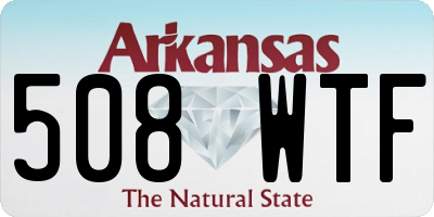 AR license plate 508WTF