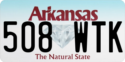 AR license plate 508WTK
