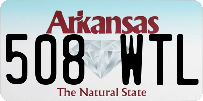 AR license plate 508WTL