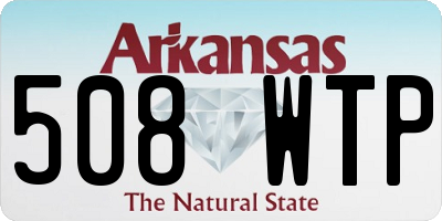 AR license plate 508WTP