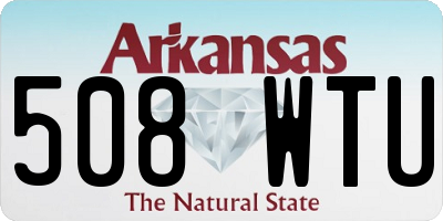 AR license plate 508WTU