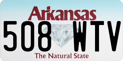 AR license plate 508WTV