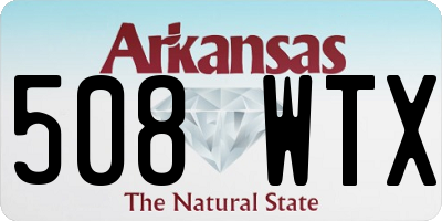 AR license plate 508WTX