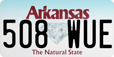 AR license plate 508WUE
