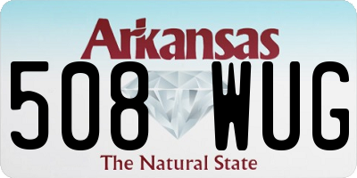 AR license plate 508WUG