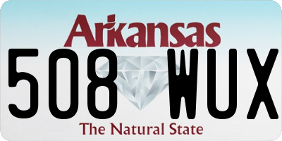 AR license plate 508WUX