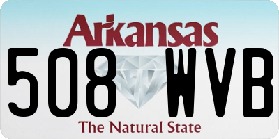 AR license plate 508WVB