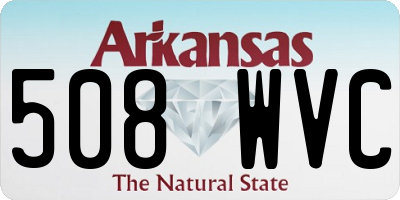 AR license plate 508WVC