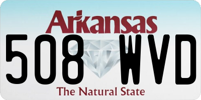 AR license plate 508WVD