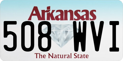 AR license plate 508WVI