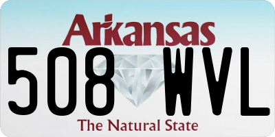 AR license plate 508WVL
