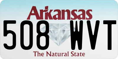 AR license plate 508WVT