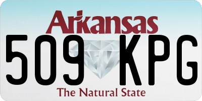 AR license plate 509KPG