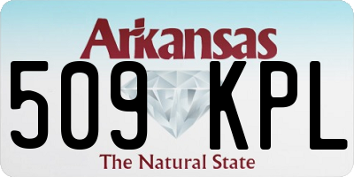 AR license plate 509KPL